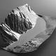 Illustration for article titled This Stunning Steel Centerpiece Is Made from the Mountain Its Modeled After
